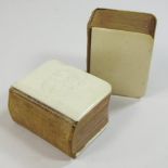 A miniature Book of Common Prayer, circa 1900, with an ivory cover, 5.