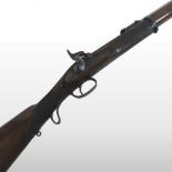 A 19th century Whitworth military match rifle, by Manchester Ordnance and Rifle Company, 0.