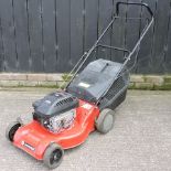 A Sovereign self propelled petrol lawn mower