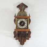 A Dutch style wall clock,