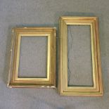 A gilt picture frame, 82 x 108cm overall,