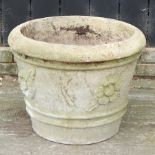 A stone planter,