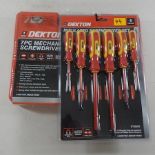 Two sets of screwdrivers,