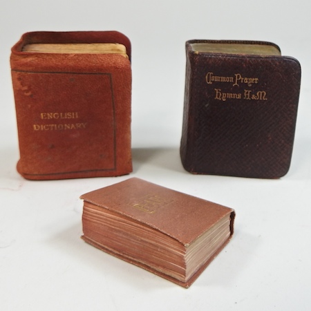 A Victorian miniature Bryce's Thumb Dictionary, circa 1890, 6.