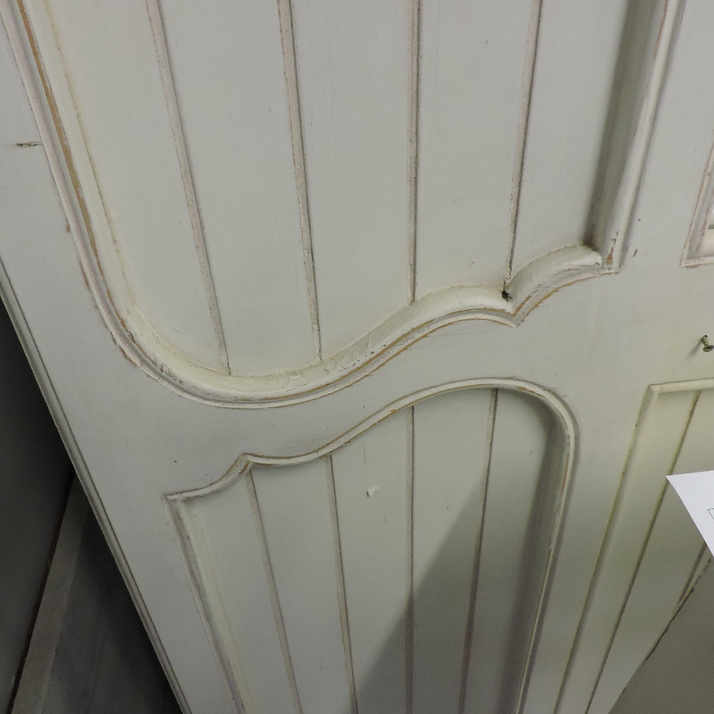 An Edwardian style white painted hall stand, - Image 7 of 7