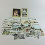 A collection of vintage postcards,