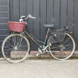 A vintage ladies bicycle