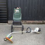 A Stihl petrol strimmer,