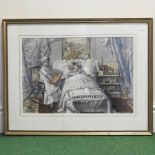 Elizabeth Sorrell, 1916-1991, A Story, signed watercolour,