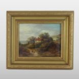 Manner of W Haite, (act 1870's), Crayford, Kent, indistinctly signed, oil on board,