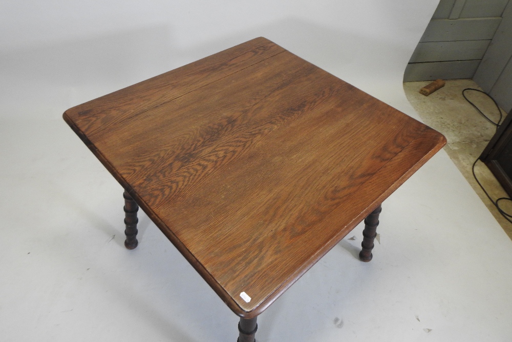 An Arts and Crafts oak centre table, in the manner of Morris & Co, - Image 3 of 4