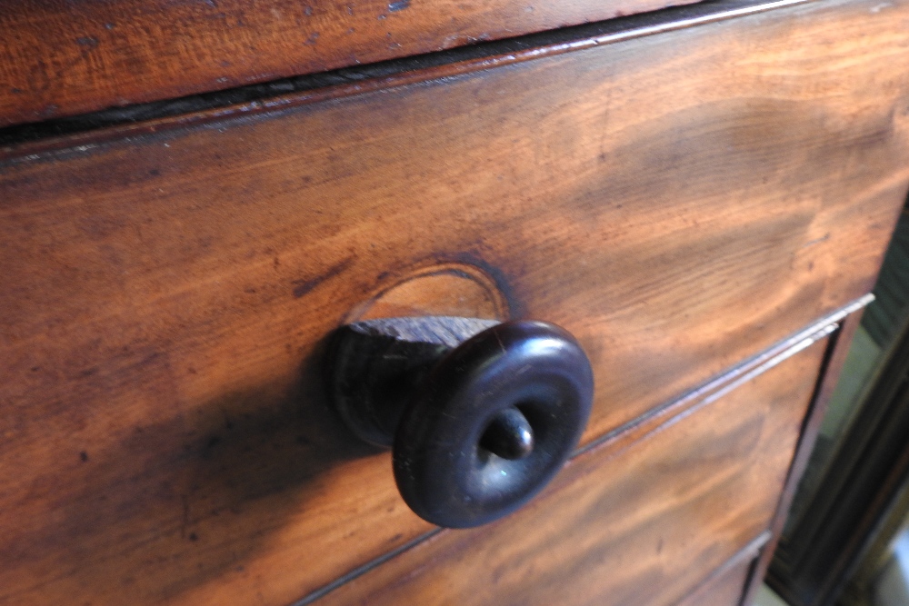 An early 19th century mahogany chest of drawers, of large proportions, - Image 16 of 16