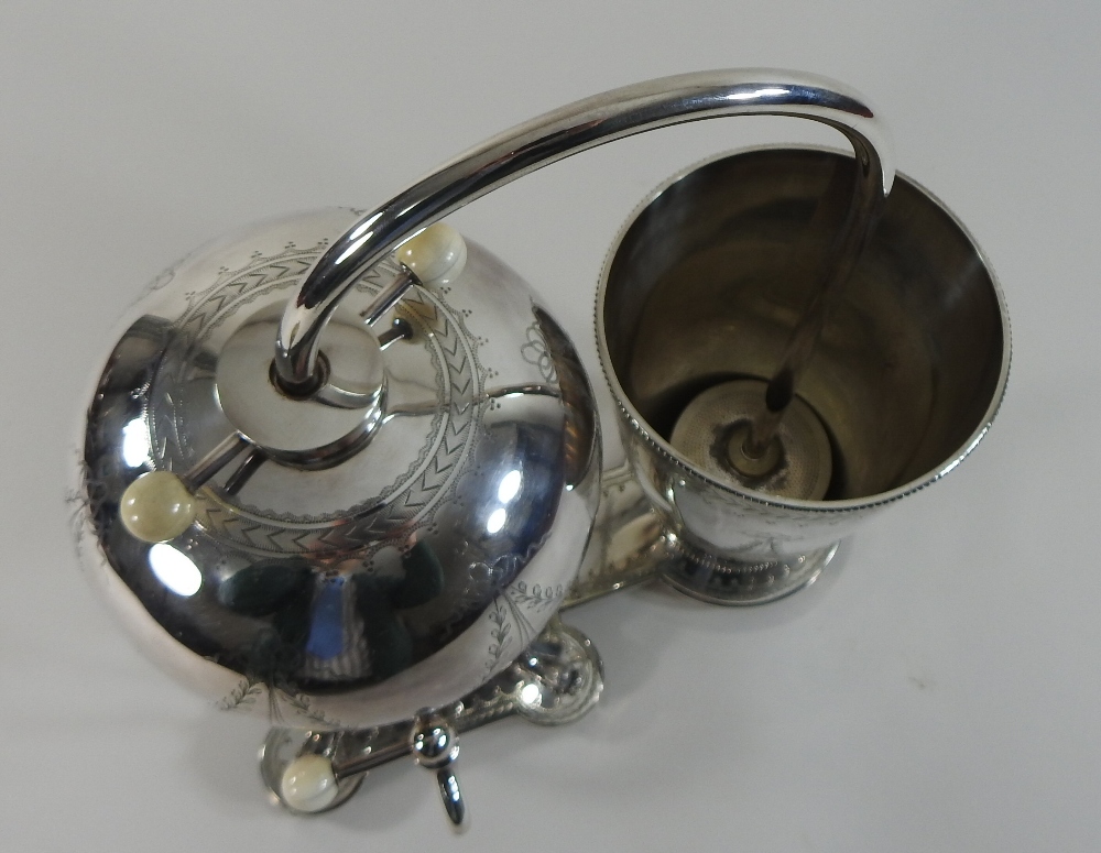 A Victorian silver plated 'Napier' coffee maker, designed by James Napier, - Image 4 of 6