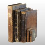 A collection of five 17th century and later books; J Schrey and H J Meieri, Epiphanius,