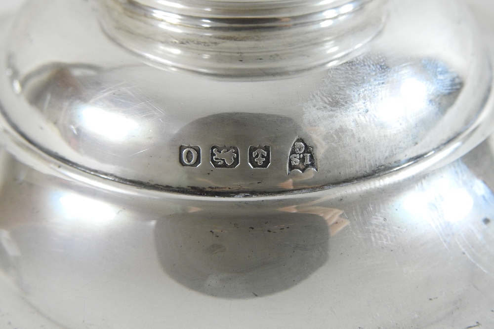 A pair of early 20th century silver bon-bon dishes, with scrolled borders, Birmingham 1938, - Image 2 of 8