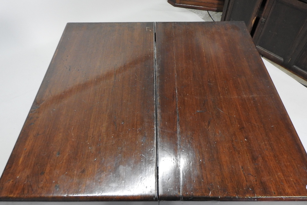 A George III mahogany enclosed washstand, with a dual hinged top and cupboards below, - Image 5 of 12