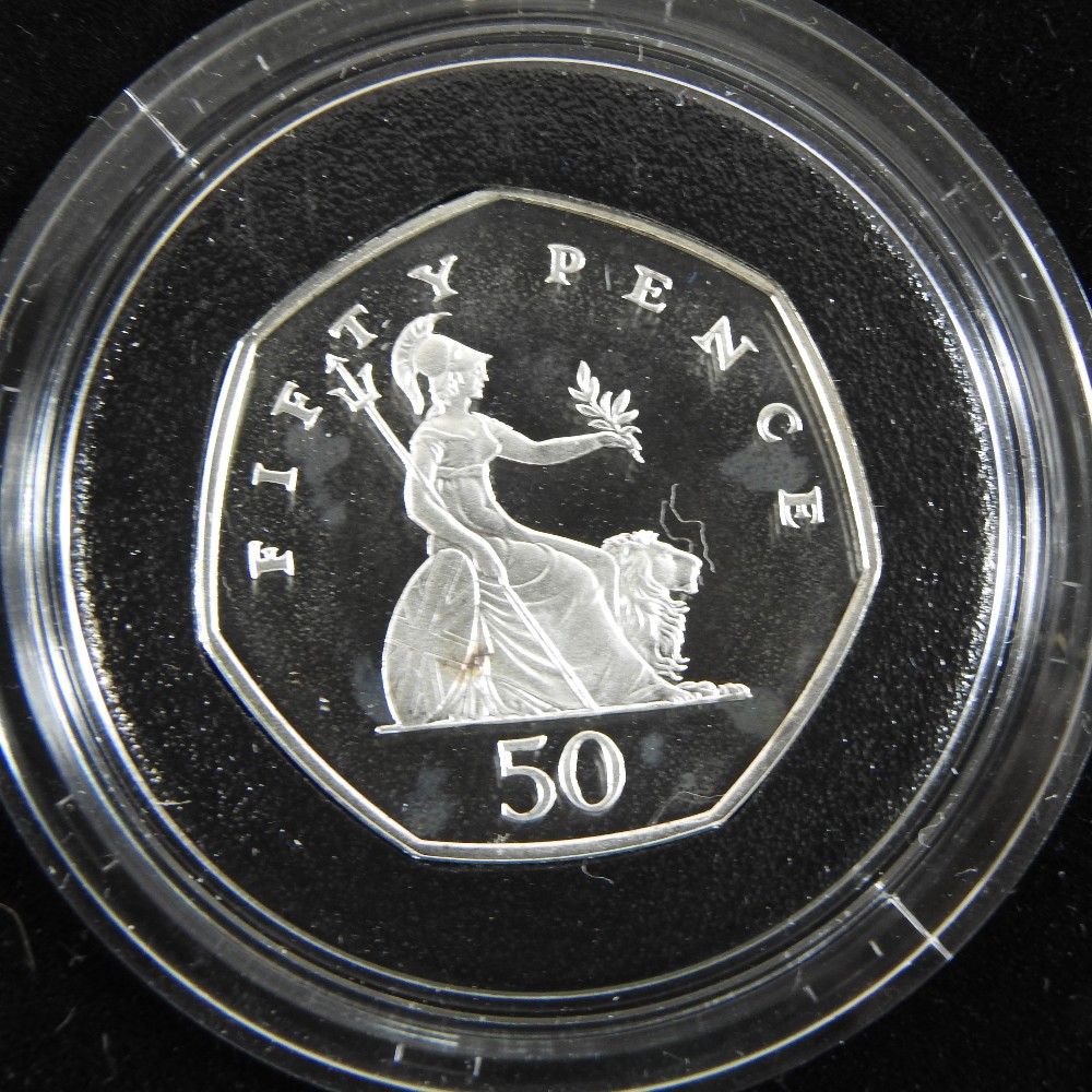 A Royal Mint silver proof set, to commemorate The Queen's 80th Birthday Collection, - Image 9 of 16