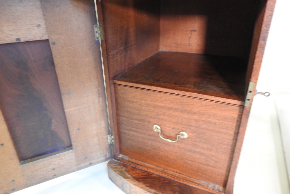 A William IV mahogany pedestal sideboard, with a scrolled gallery back, - Image 7 of 7