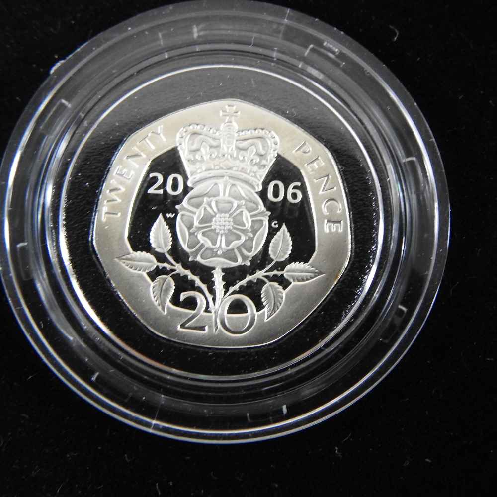 A Royal Mint silver proof set, to commemorate The Queen's 80th Birthday Collection, - Image 15 of 16