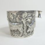 A Victorian silver replica of the Mycenaean Vapheio Cup, Chester 1900, 7cm high.
