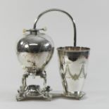 A Victorian silver plated 'Napier' coffee maker, designed by James Napier,