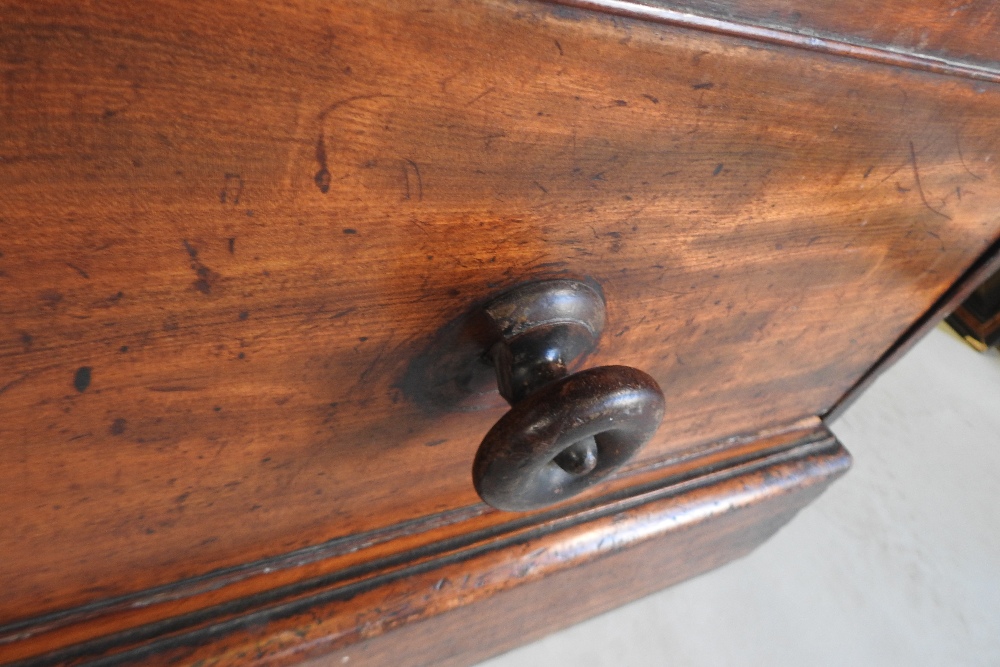 An early 19th century mahogany chest of drawers, of large proportions, - Image 15 of 16