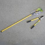 A telescopic garden pruner,