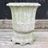 A Haddonstone garden urn,