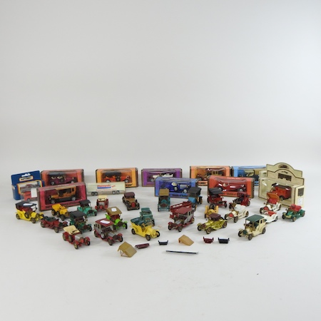 A box of toy cars