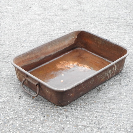 A large French roasting/baking tray,