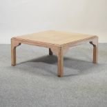 A Chinese elm coffee table,