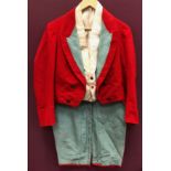 19th Century Ireland Meath Hunt Scarlet Coatee Jacket.