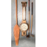 1920 Period Banjo Barometer