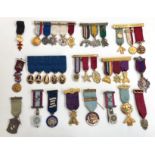 Masonic Miniature Jewels / Medals.