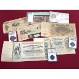 Selection of Vintage Coins & Bank Notes