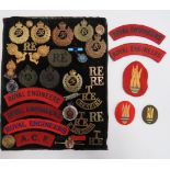 Selection of Royal Engineer Badges