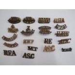 Selection of Brass Shoulder Titles