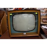 A 1958 Wooden cased Philips television. Unchecked.
