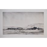 Henry George Rushbury (1889-1968), 'A Sussex Village' , etching, signed lower right in pencil, dated