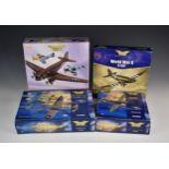 Four boxed Corgi aircraft - Battle of Britain & D-Day series, comprising of limited edition Battle