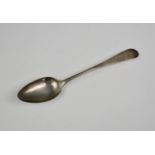 A Scottish Old English pattern silver soup spoon, James Mckay, Edinburgh, 1802, weight 0.96 tr.oz.