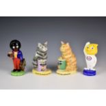 Three Royal Doulton advertising figurines, to include a limited edition ' Esso Oil Drop Man ' 380/