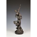 After Giambologna (Italian, c.1529-1608) The Rape of the Sabines - bronze figural group, 20th