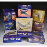 Nine boxed Corgi aircraft - World War II, comprising of a limited edition Short Sunderland I -