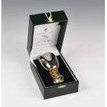 A cased Elizabeth II commemorative silver and parcel gilt goblet, A. Edward Jones Ltd., Birmingham