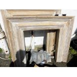 A wooden fire surround, 120 x 110 x 16cm.