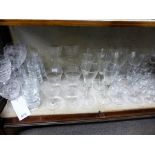 A large quantity of glassware to include Dartington, Leerdam and Strombergshyttan.