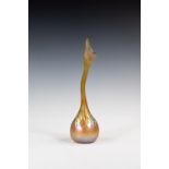 Tiffany Studios - a fine Favrile Glass gooseneck rose water sprinkler vase, late 19th / early 20th