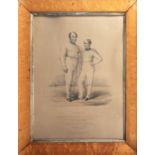 Cricket - C. Cousens after Felix, c.1847, 'Portraits of Alfred Mynn Esq. and N. Felix, Esq., taken