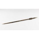 An extremely rare and unusual antique Burmese / Indian bronze tattoo stick pen, probably 18th